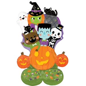 MONSTER MINGLE PUMPKIN AIRLOONZ LARGE