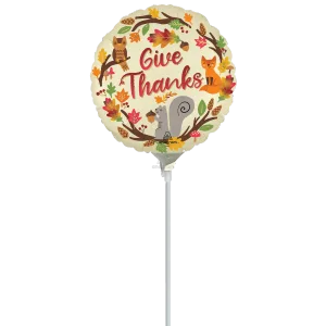 SATIN HAPPY FALL GIVE THANKS MINI