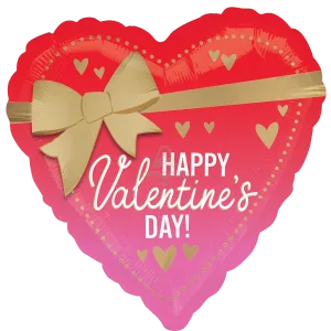 18" SATIN BETTER WITH BOWS VALENTINE
