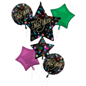 NEW YEAR STARLIGHT BOUQUET OF BALLOONS