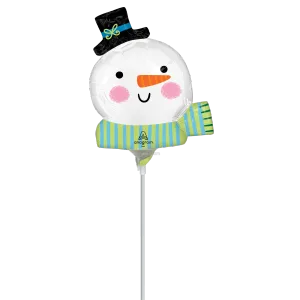 HO HO HO SNOWMAN MINI SHAPE