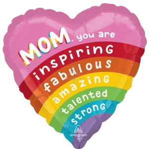 18" BRILLIANT RAINBOW MOM HX