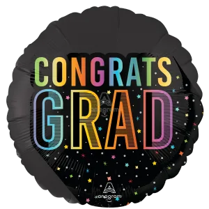 18" SATIN COSMIC FUTURE GRAD