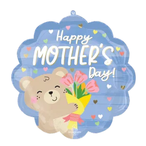 HAPPY MOTHER'S DAY BEAR HUGS SUPER SHAPE XL