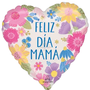 18" FELIZ DIA MAMA BOTANICAL LINES HX