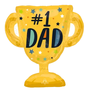 #1 DAD TROPHY SUPER SHAPE XL