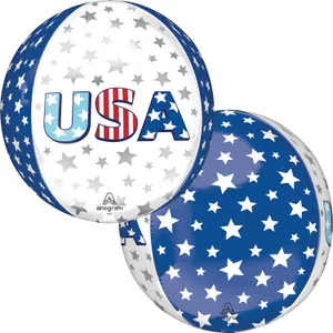 15" USA STAR BURSTS ORBZ