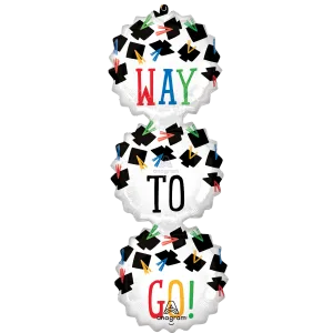 HATS OFF WAY TO GO GRAD SUPER SHAPE XL