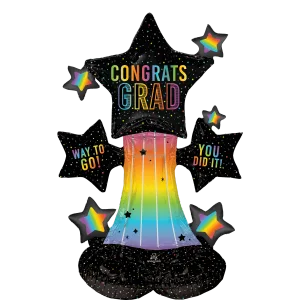 GRAD SATIN COSMIC FUTURE STAR AIRLOONZ JUNIOR