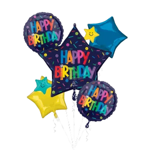BOLD BIRTHDAY BOUQUET OF BALLOONS