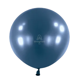 24" METALLIC NAVY FLAG BLUE