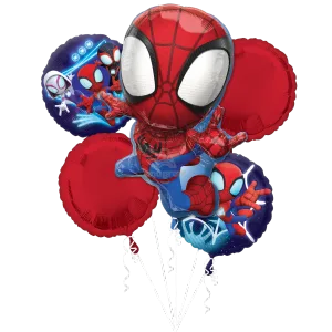 SPIDEY & HIS AMAZING FRIENDS BOUQUET OF BALLOONS