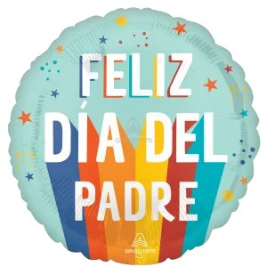 18" PLAYFUL STRIPES FELIZ DIA DEL PADRE HX