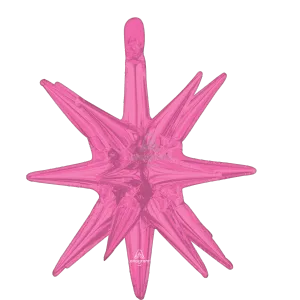 MAGIC STAR SMALL PINK MULTI-BALLOON