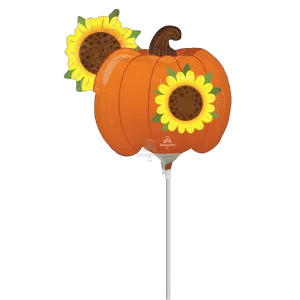 WELCOME FALL PUMPKIN & SUNFLOWERS MINI SHAPE
