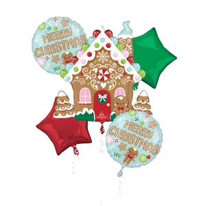 BAKING SPIRITS BRIGHT CHRISTMAS BOUQUET OF BALLOONS
