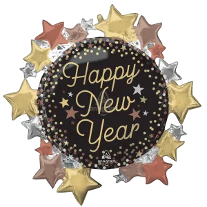 LUXE NEW YEAR STARS SUPER SHAPE