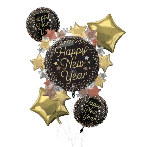 LUXE NEW YEAR BOUQUET OF BALLOONS