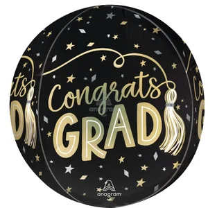 SATIN TWIRLING TASSELS CONGRATS GRAD