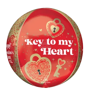 15" KEY TO MY HEART ORBZ