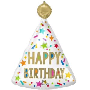 BIRTHDAY HAT JUNIOR SHAPE XL