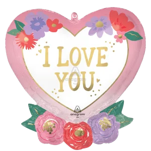 SOFT FLORAL I LOVE YOU JUNIOR SHAPE