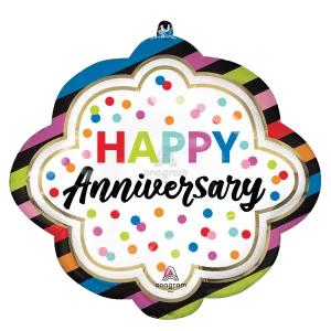 HAPPY ANNIVERSARY JUNIOR SHAPE XL