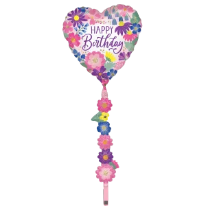 GARDEN FLORALS BIRTHDAY AIRWALKERS XL