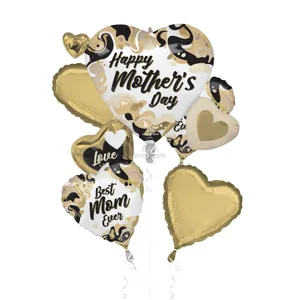 SATIN LUXE MARBLE MOM BOUQUET OF BALLOONS