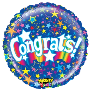 21" MIGHTY STARRY CONGRATS 