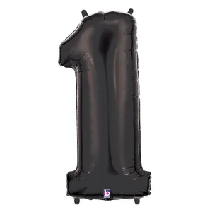 34" NUMBER 1 BLACK MEGALOON