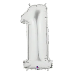 34" NUMBER 1 SILVER MEGALOON