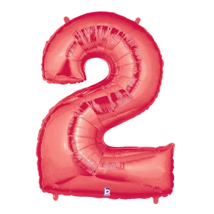 34" NUMBER 2 RED MEGALOON