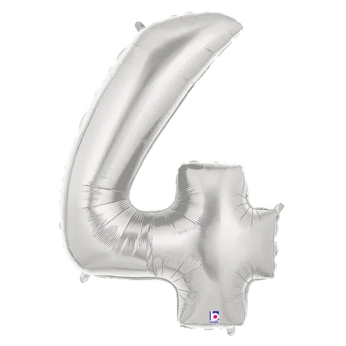 34" NUMBER 4 SILVER MEGALOON