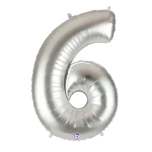 34" NUMBER 6 SILVER MEGALOON