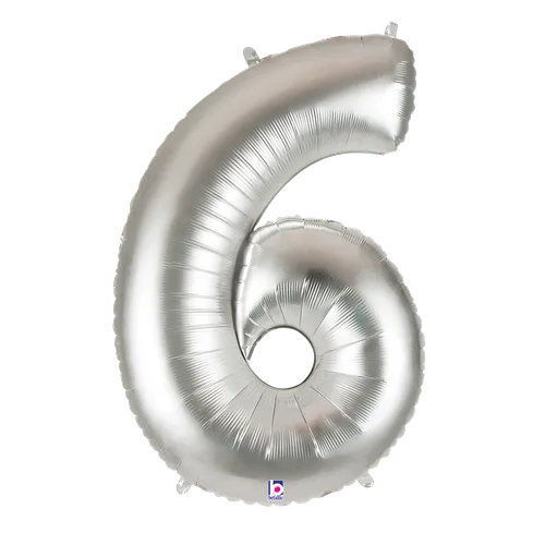 34" NUMBER 6 SILVER MEGALOON