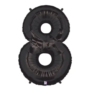 34" NUMBER 8 BLACK MEGALOON