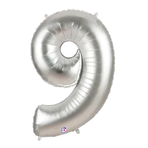 34" NUMBER 9 SILVER MEGALOON