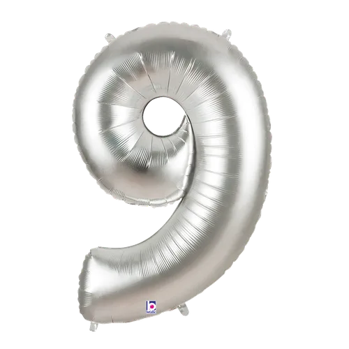 34" NUMBER 9 SILVER MEGALOON