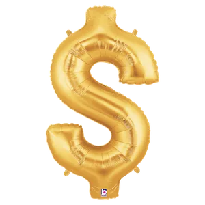 34" SYMBOL $ DOLLAR SIGN GOLD MEGALOON