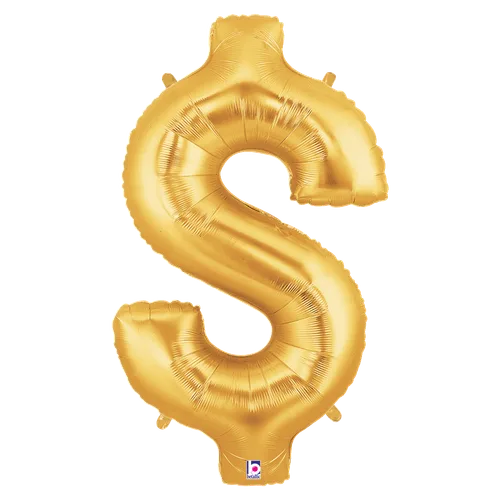34" SYMBOL $ DOLLAR SIGN GOLD MEGALOON