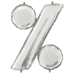 34" SYMBOL % PERCENT SIGN GOLD MEGALOON