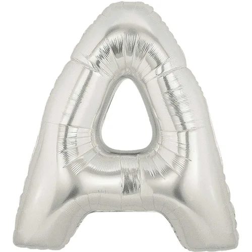 34" LETTER A SILVER MEGALOON