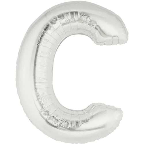 34" LETTER C SILVER MEGALOON