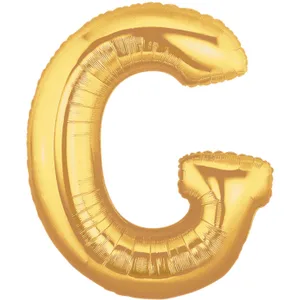 34" LETTER G GOLD MEGALOON