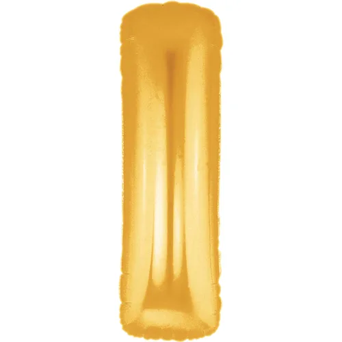 34" LETTER I GOLD MEGALOON