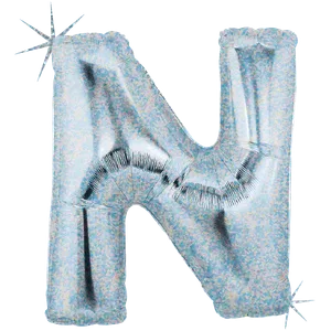 34" LETTER N GOLD MEGALOON