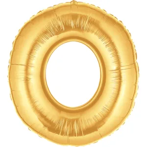 34" LETTER O GOLD MEGALOON