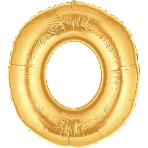 34" LETTER O GOLD MEGALOON
