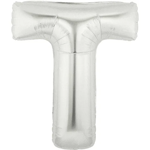 34" LETTER T SILVER MEGALOON